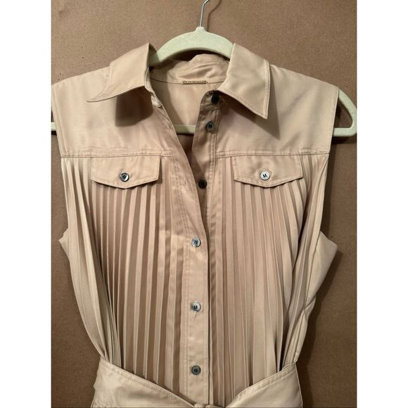 NWT Elle Tahari Pleated Midi Dress - Picture 3 of 12